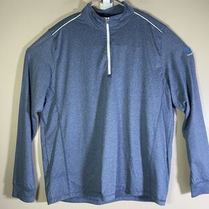 Johnnie-O 1/4 Zip Lammie Pullover Golf Blue Men XL  Medical Surgical Logo